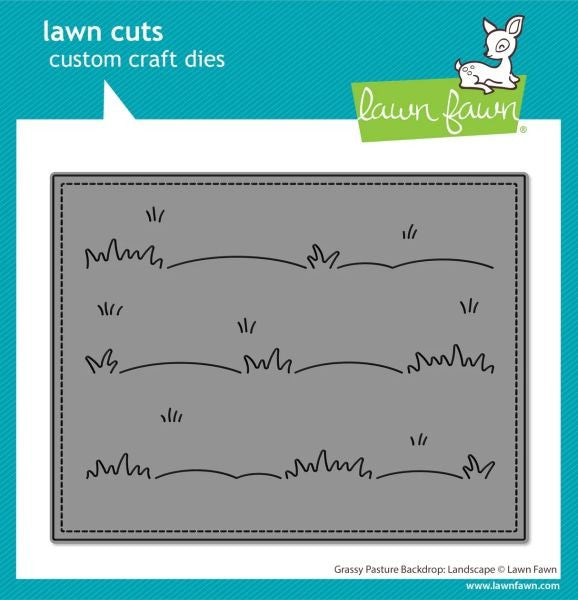 Grassy Pasture Backdrop:  Landscape Dies