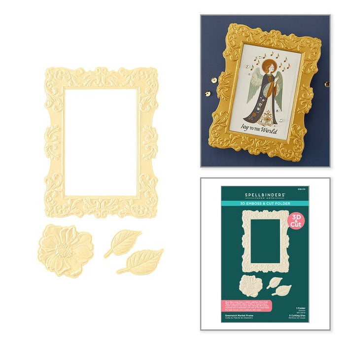Greenwich market Frame - 3D Emoss & Cut Folder