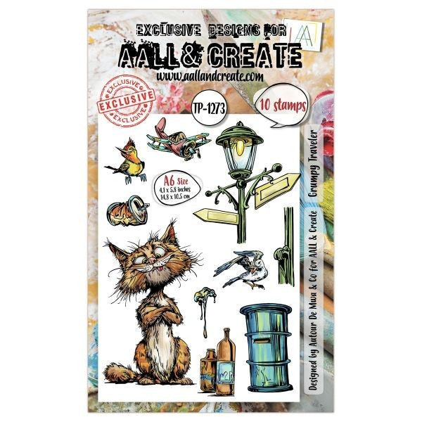 Grumpy Traveler - Clear Stamps