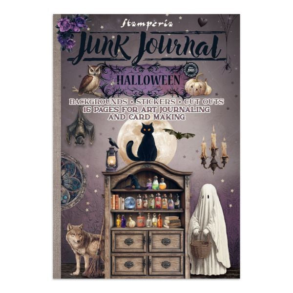 Halloween - Junk Journal Backgrounds, Stickers & Cut Outs