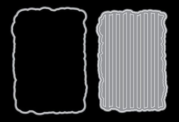 Hand Torn Rectangle Eclipse Dies