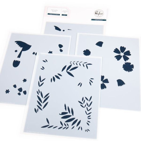 Happy Hummingbirds - Layering Stencils