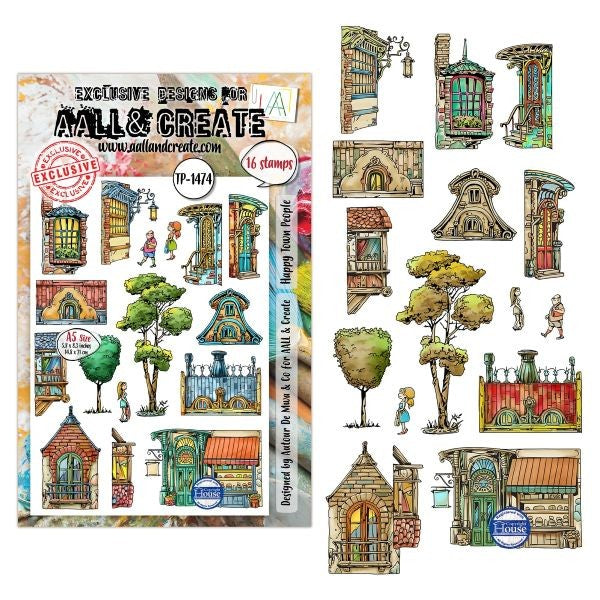 Happy town People - Clear Stamps