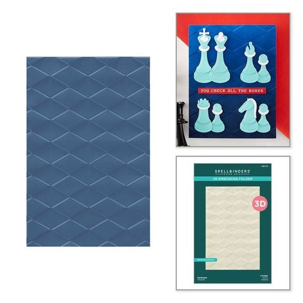 Harlequin 3D Embossing Folder