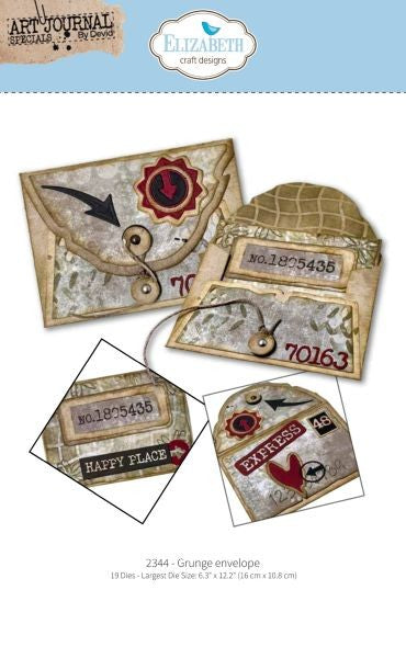 Hello You - Grunge Envelope - Dies