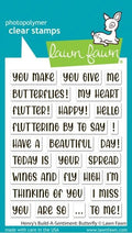 Henry;s Build-A-Sentiment:  Butterfly - Clear Stamps