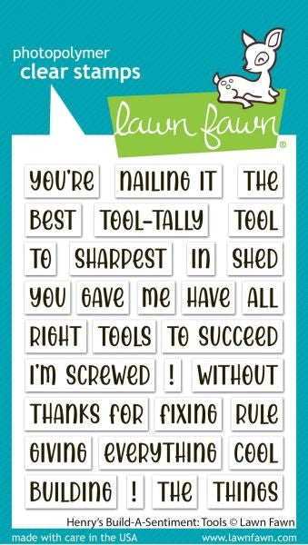Henry's Build-A-Sentiment:  Tools - Clear Stamps