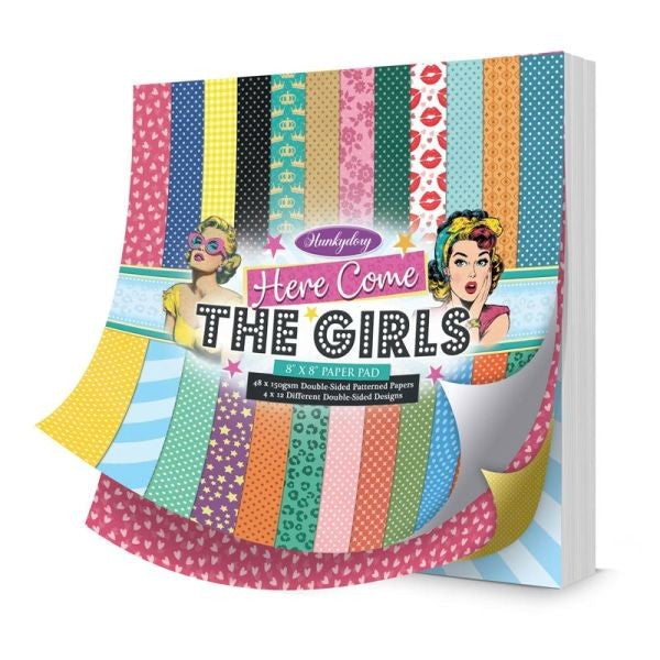 Here Come the Girls - 8x8 Paper Pad