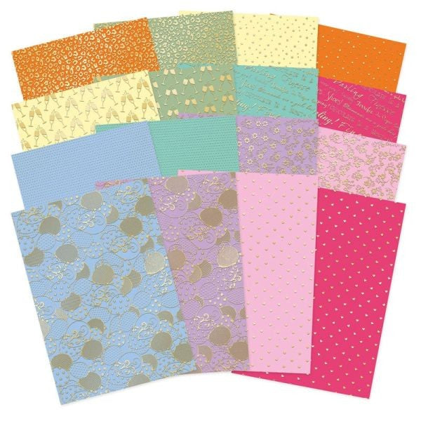 Here Come the Girls - Foiled Edge-to-Edge Cardstock