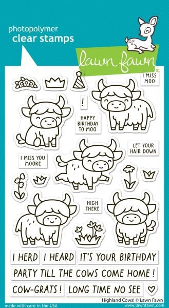 Highland Cows! - Clear Stamps
