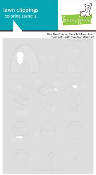 Hive Five - Coloring Stencils
