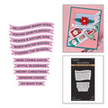 Holiday Banner Greetins - Press & Foil & Die Set