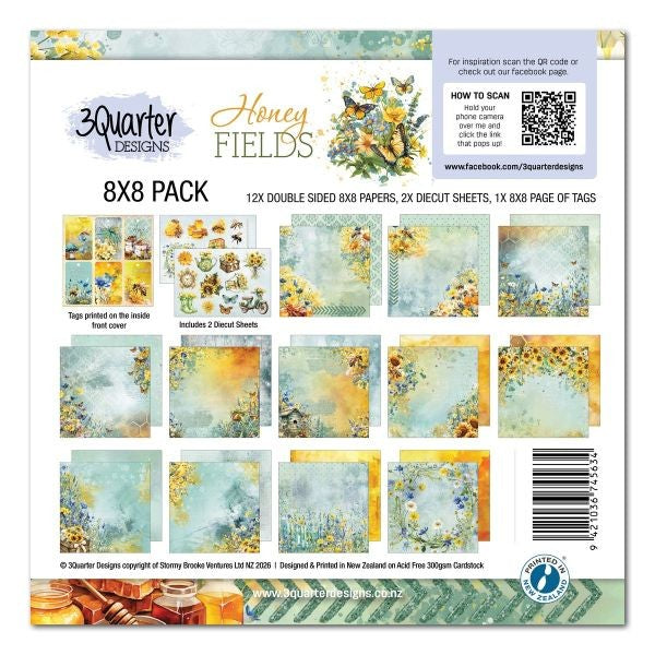 Honey Fields - 8x8 Collection Pack