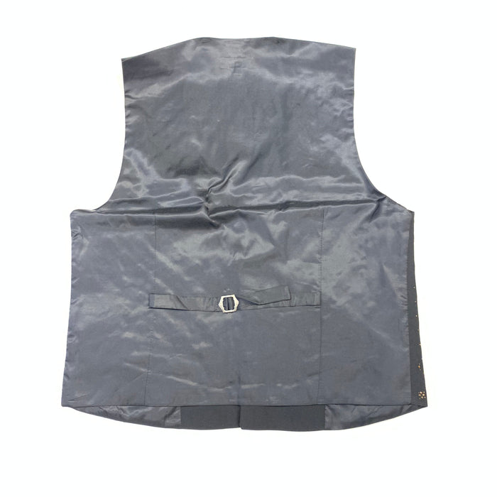 Barocco Men's Black Gold Crystal Dress Vest - Dudes Boutique