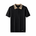 Imperial Collar Knit Polo BLACK