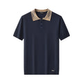 Imperial Collar Knit Polo NAVY