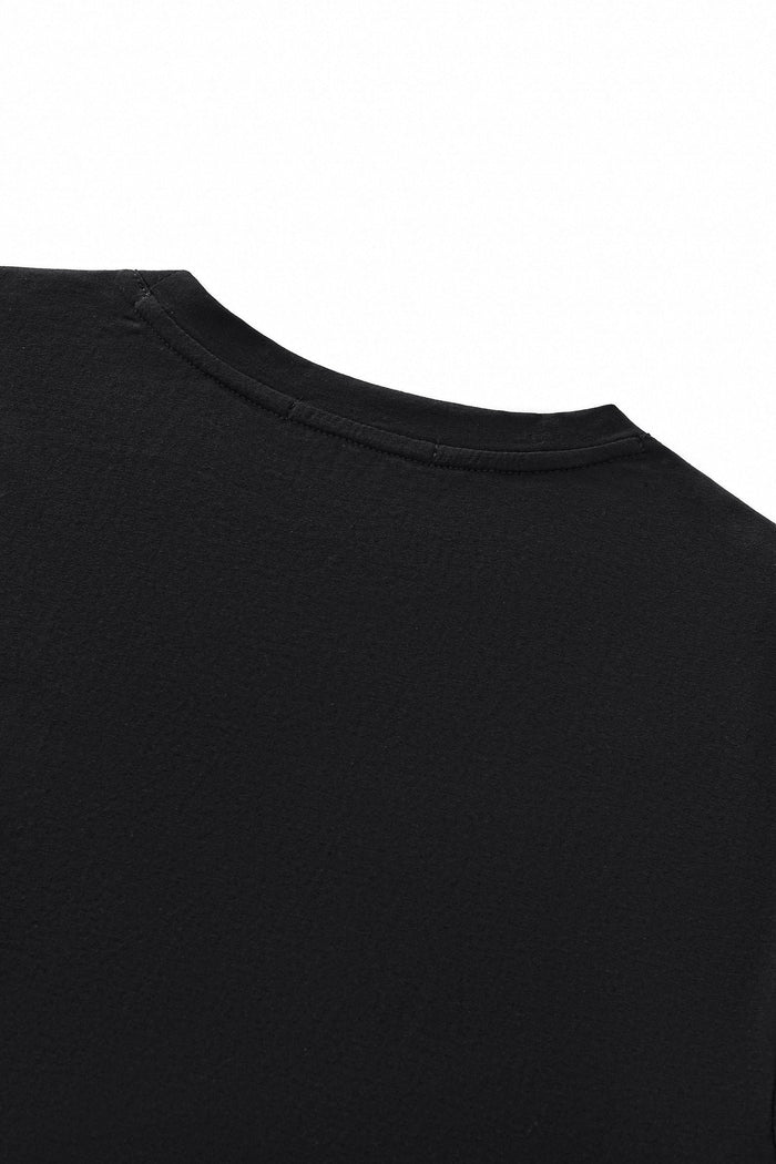 Imperial Leopard Crystal SS Shirt BLACK