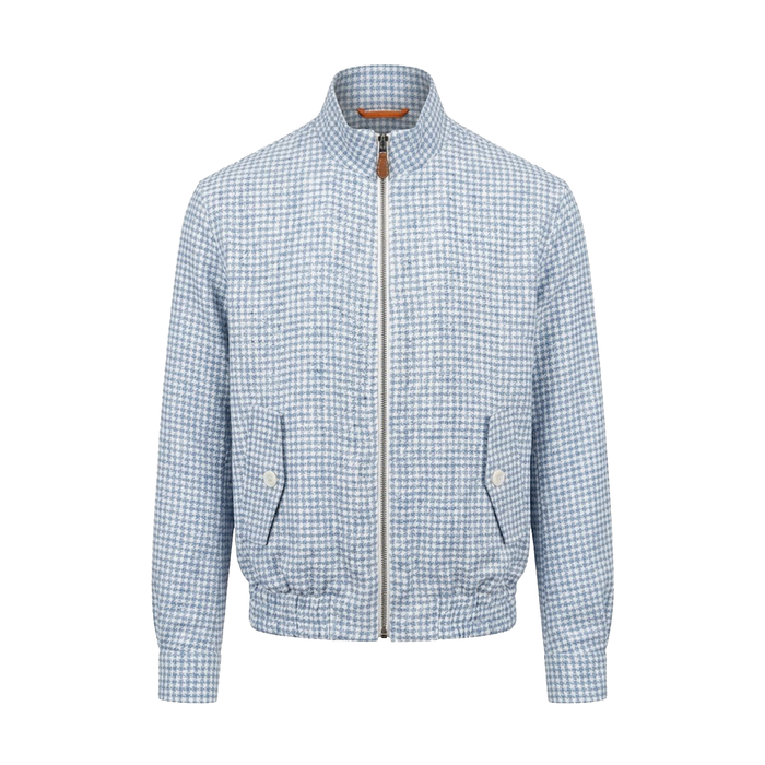 Inserch Linen Houndstooth Jacket
