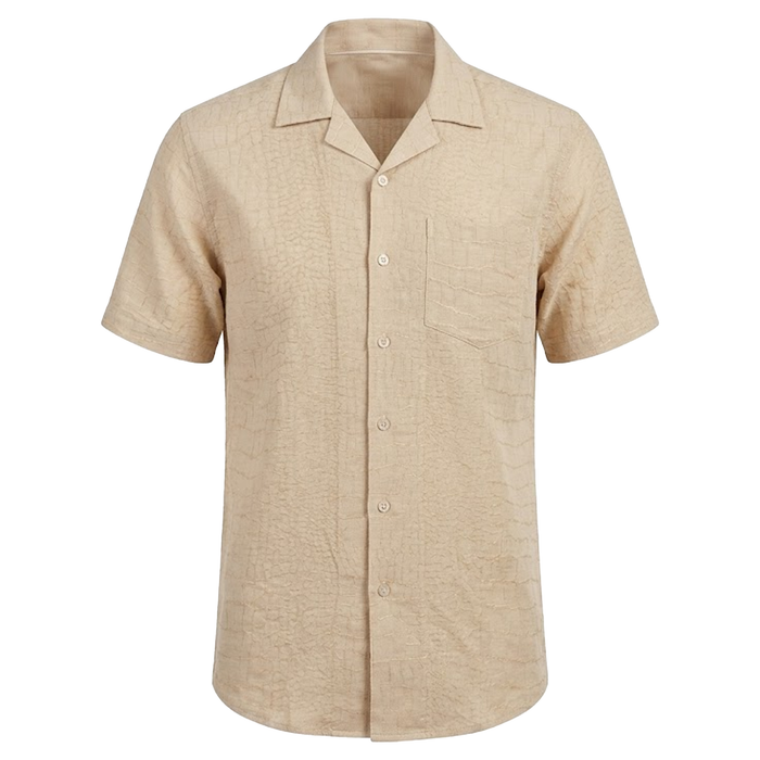 Inserch Stone Croc Texture Shirt