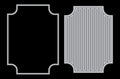 Inverted Corner Rectangle Eclipse Dies