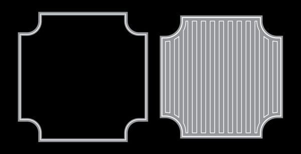 Inverted Corner Square Eclipse Dies