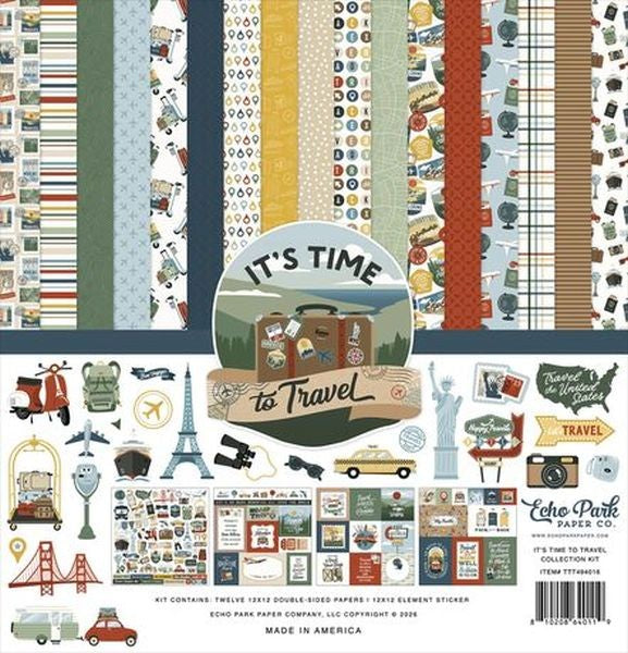 It's Time to Travel - 12x12 Collection Pack