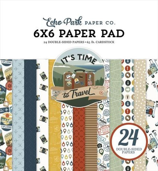 It's Time to Travel - 6x6 Paper Pad