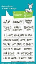 Jam and Honey Sentiments - Clear Stamps