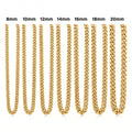 Kashani Solid Gold Plated 14k Cuban Chain