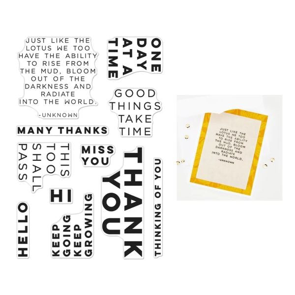 Keep Growing - Clear Stamps