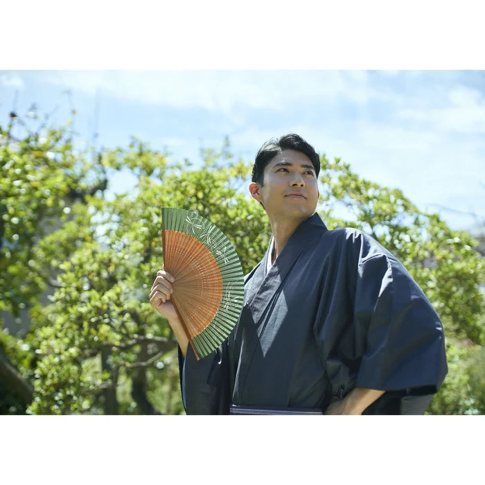 Kyo-sensu (Japanese folding fan) for Men - Dragonfly - , Made in Kyoto, Japan , Kyoto sensu