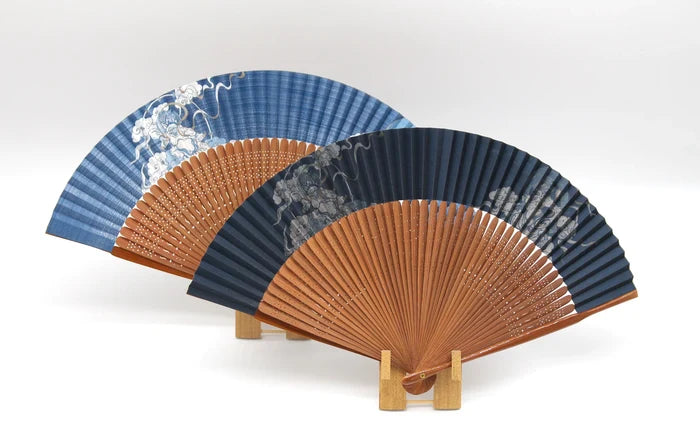 Kyo-sensu (Japanese folding fan) for Men - Dragonfly - , Made in Kyoto, Japan , Kyoto sensu