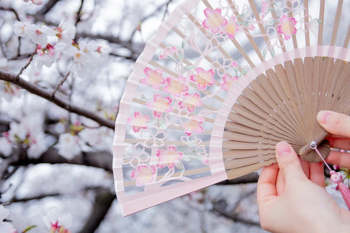 Kyo-sensu (Japanese folding fan) for Women - Kirie / Grape - , Made in Kyoto, Japan, Kyoto sensu