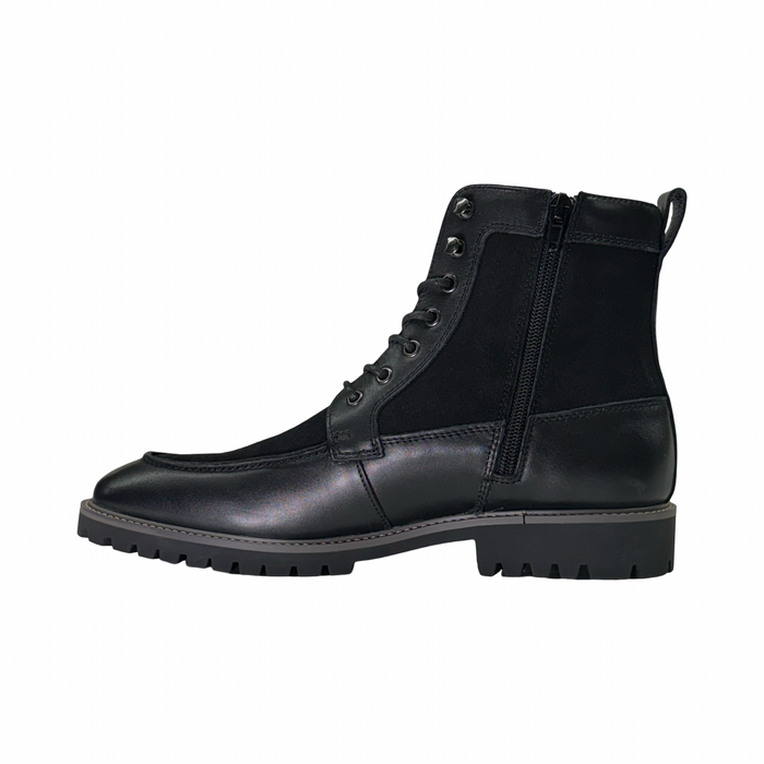 La Milano Hearth Black Leather / Suede Boot