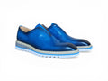 Laceless Loafer with Contrast color lightweight sole