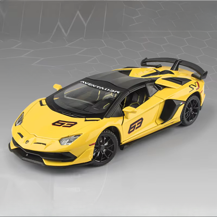 Lamborghini Aventador SVJ 63 Diecast Model Car – PocketGarage Edition