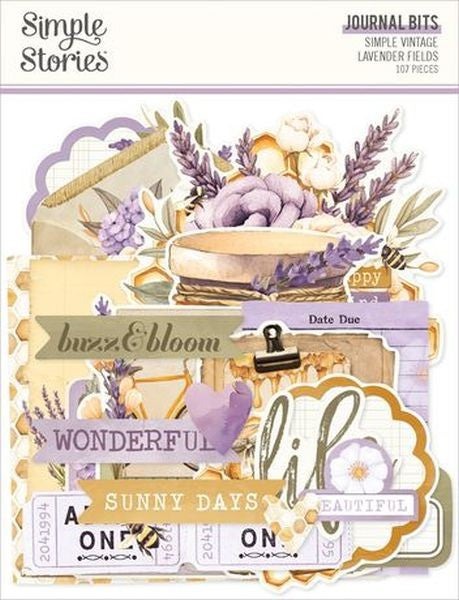 Lavender Fields - Journal Bits & Pieces