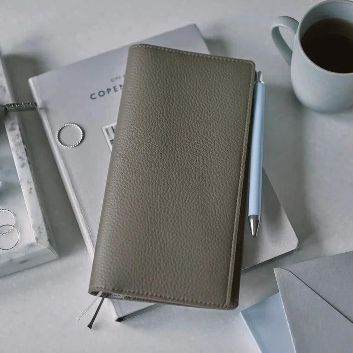 Leather: Taut (Gray & Light Blue) [Hobonichi Weeks Cover] (Cover Only)