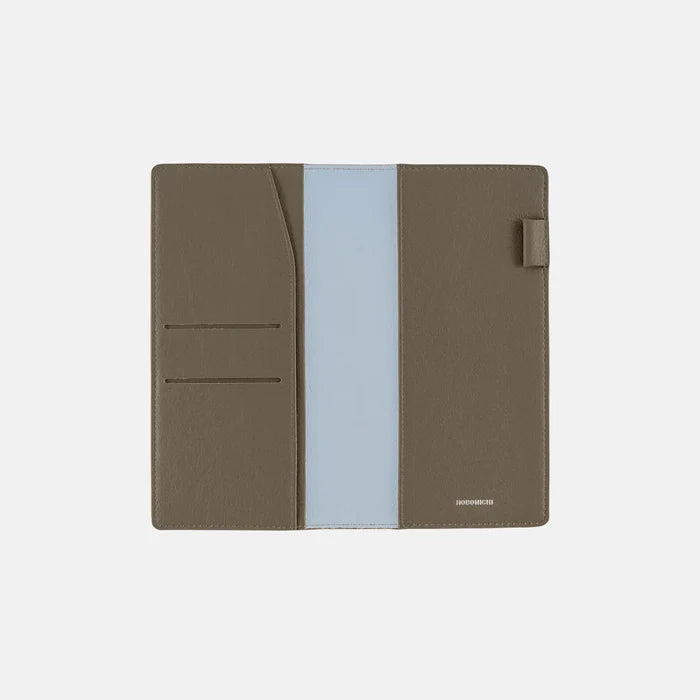 Leather: Taut (Gray & Light Blue) [Hobonichi Weeks Cover] (Cover Only)
