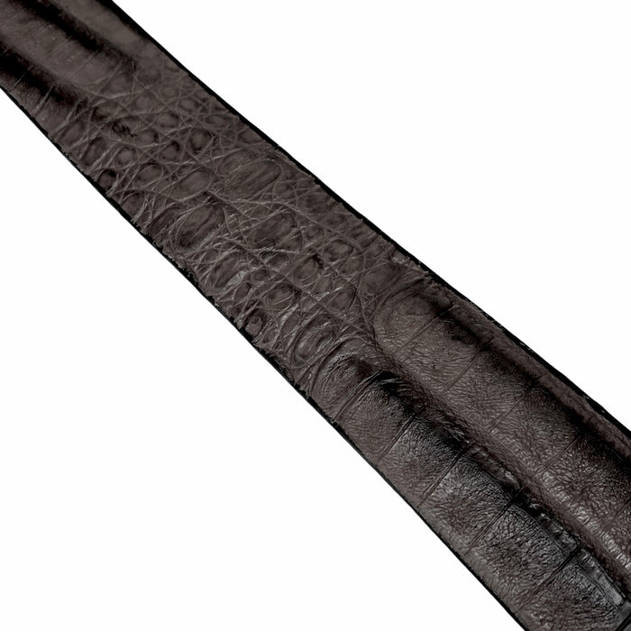 Los Altos Newspaper Gray Crocodile Belt