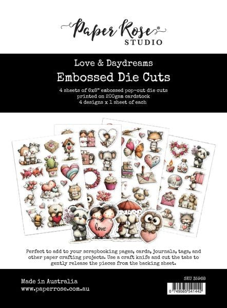 Love & Daydreams - Embossed Die Cuts