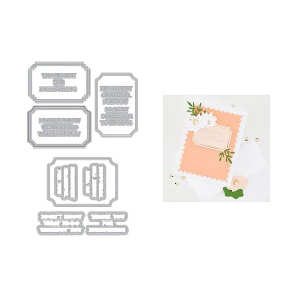 Lovely Labels - Press & Foil Plate & Dies