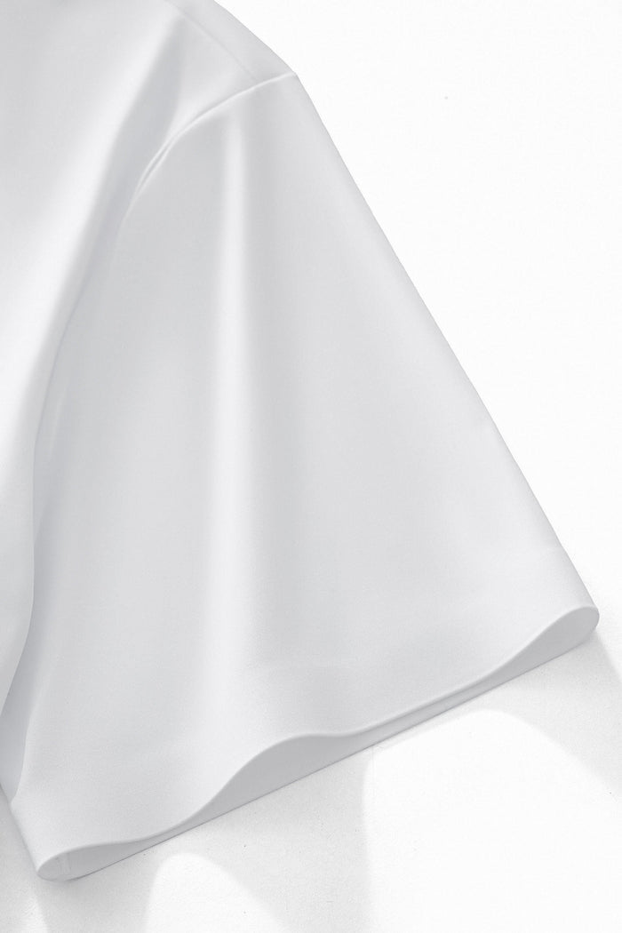 Lustre Matrix Polo WHITE/SILVER