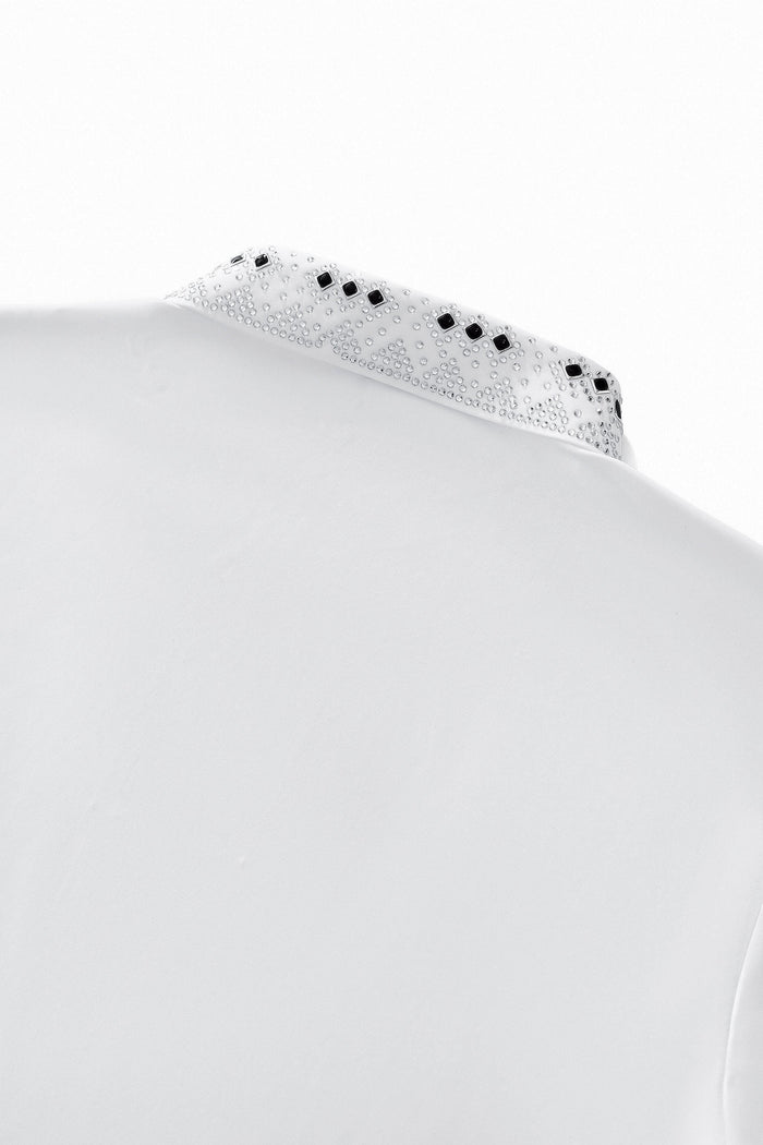 Lustre Matrix Polo WHITE/SILVER