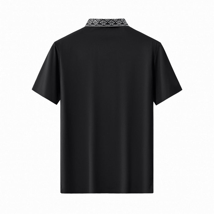 Lustre Trim Polo BLACK/SILVER