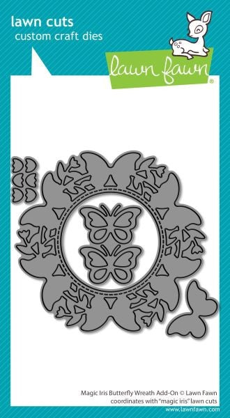 Magic Iris Butterfly Wreath Add On - Dies