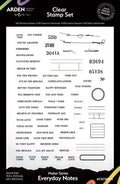 Maker Series - Everyday Notes - Clear Stamps