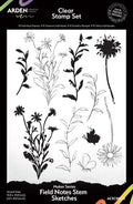 Maker Series - Field Notes Stem Sketches - Clear Stamps