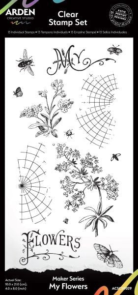Maker Series - My Flowers - Clear Stamps