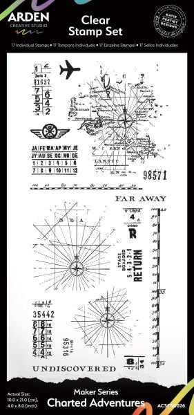 Makers Series - Clear Stamps - Charted Adventures